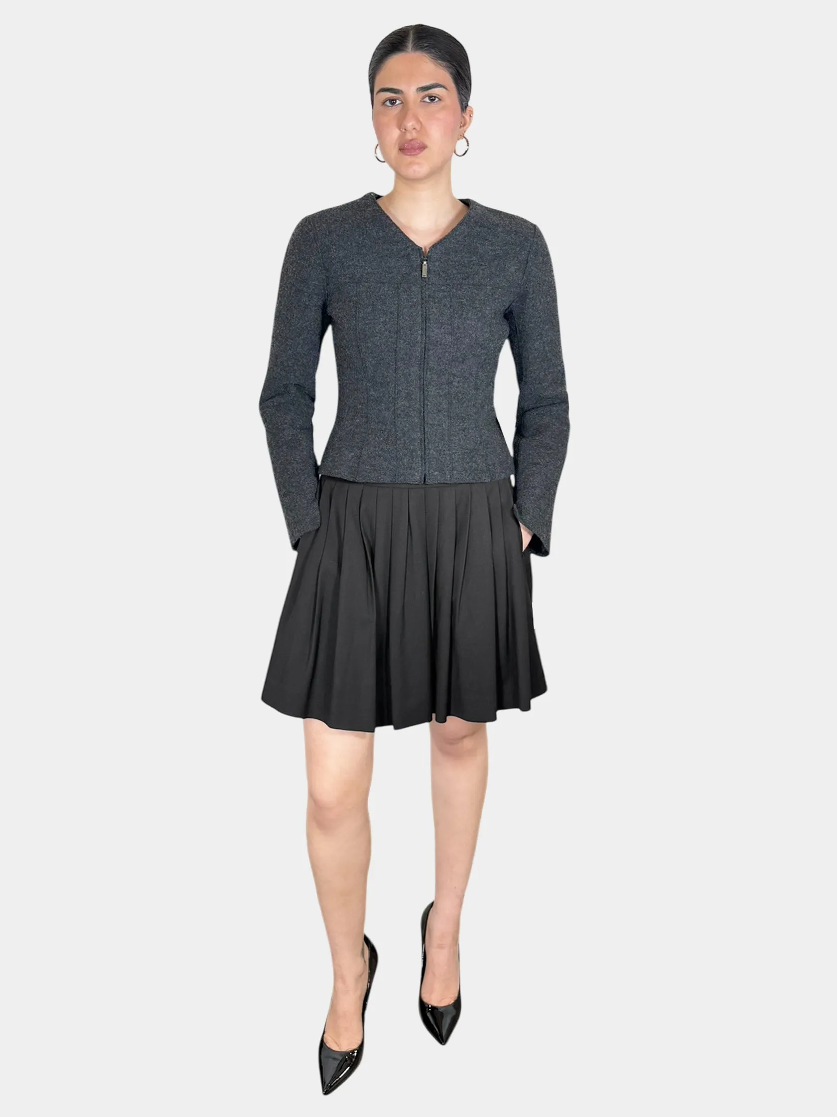 Wool Zip-Up Jacket