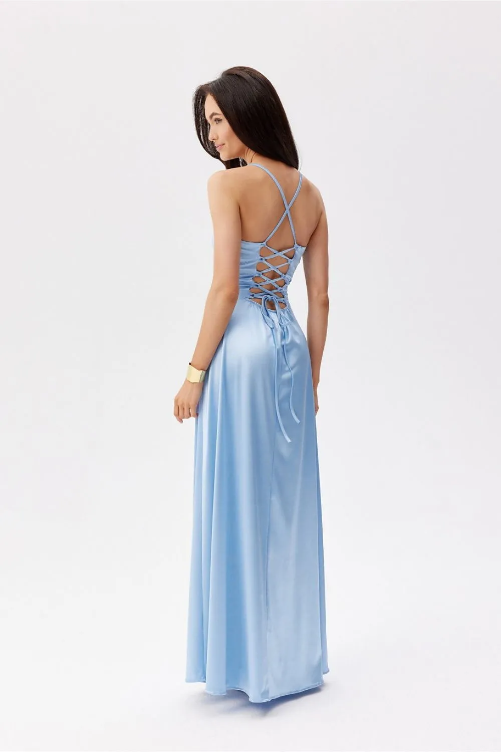 Wrap-Around Slit Maxi Dress