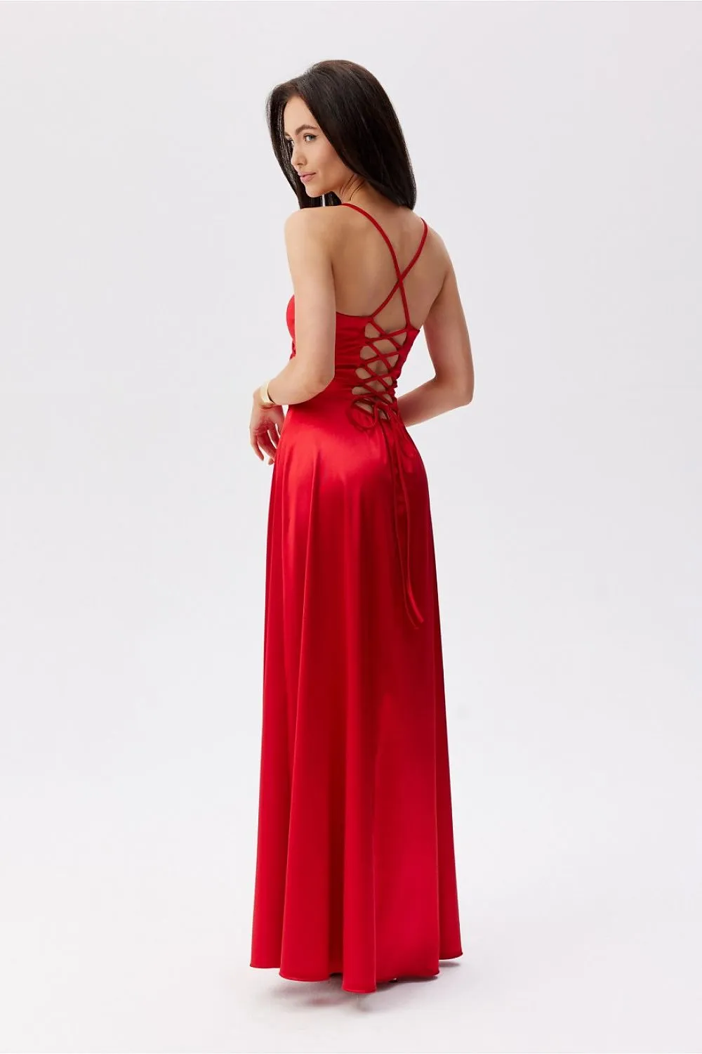 Wrap-Around Slit Maxi Dress