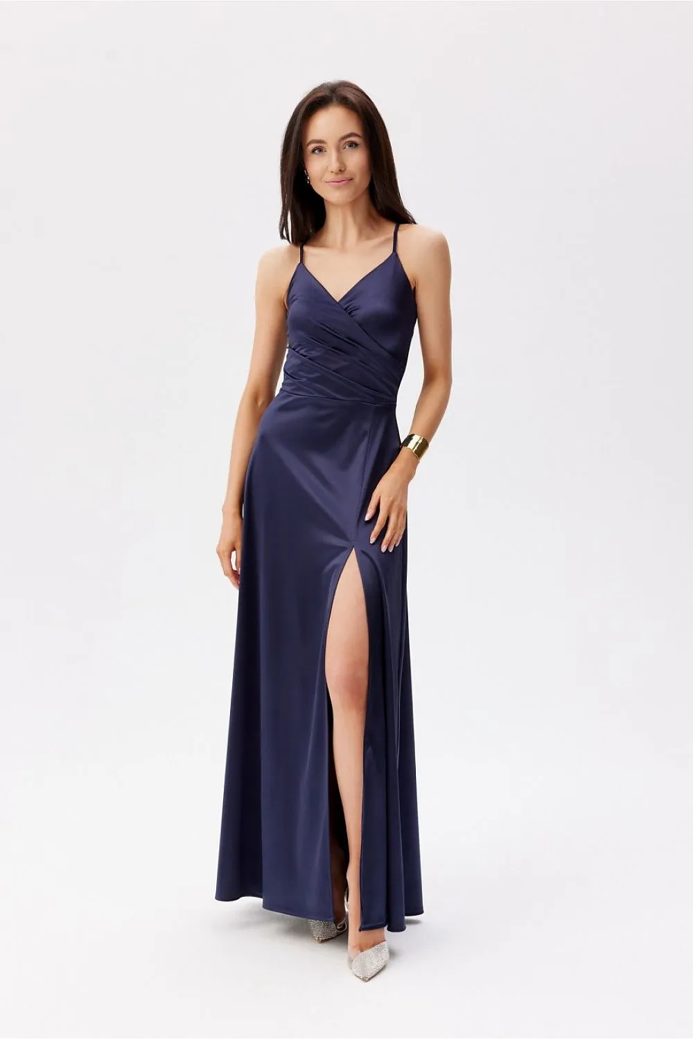 Wrap-Around Slit Maxi Dress
