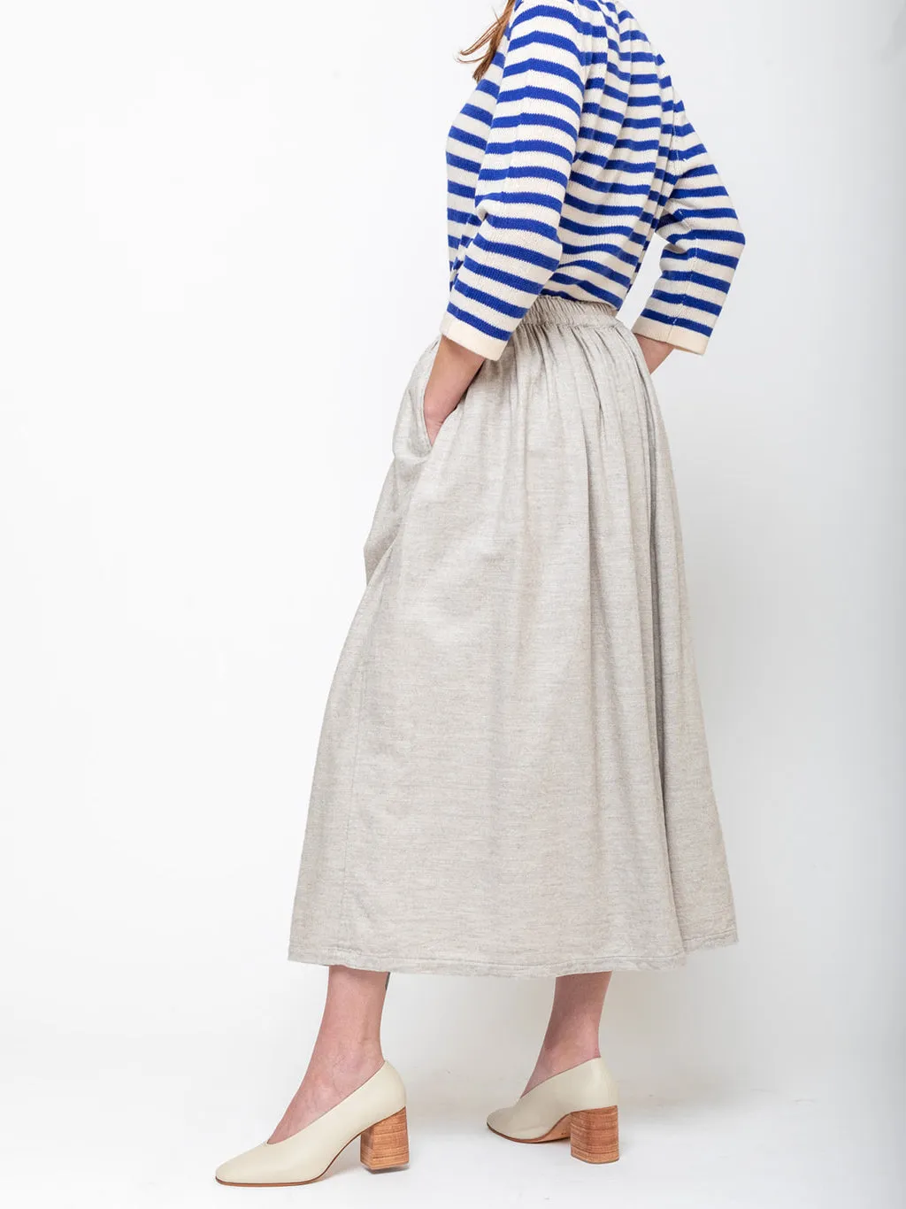 Yak Wool Skirt - Natural