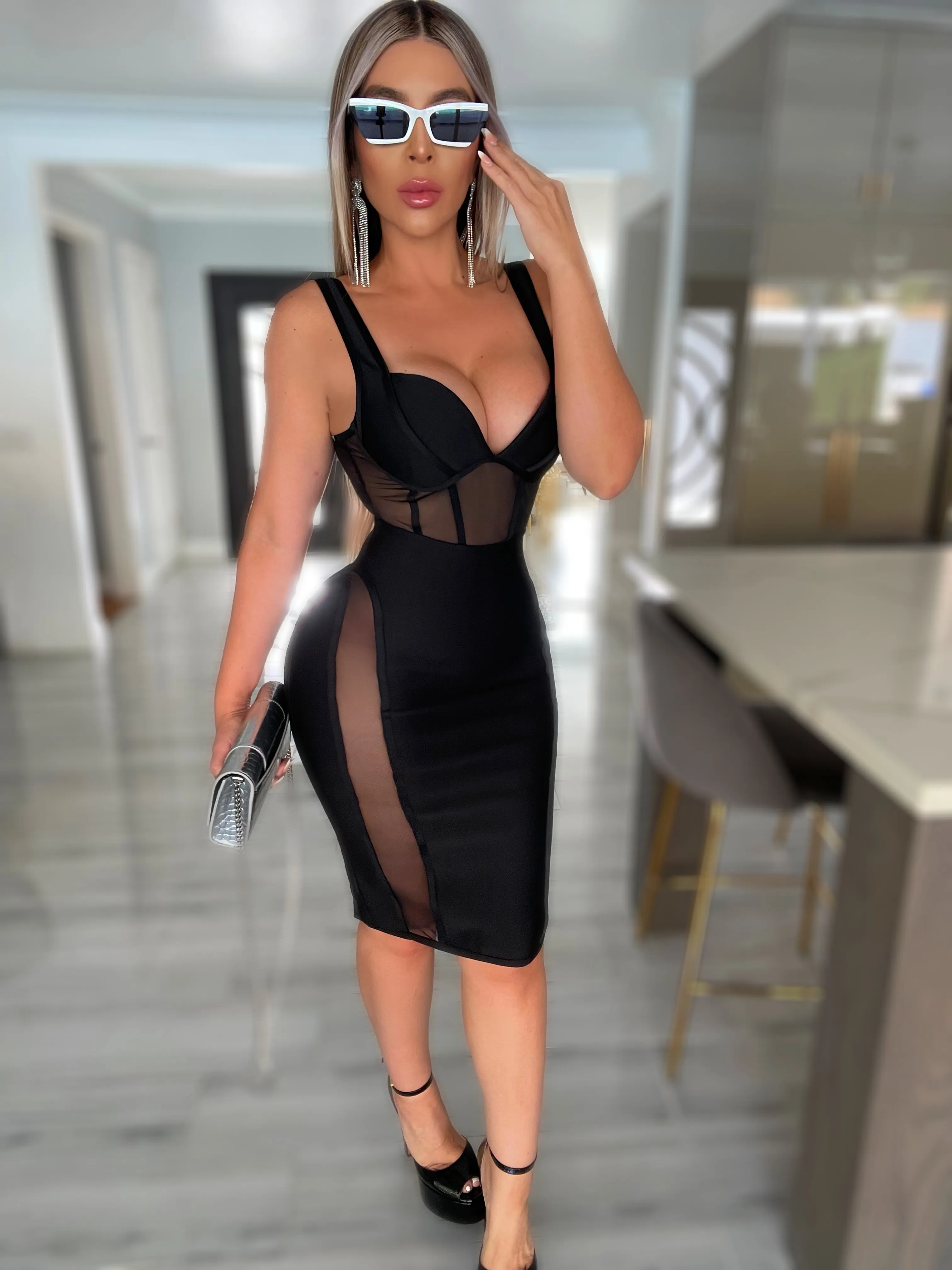 Zarahi Bandage Dress (Black)