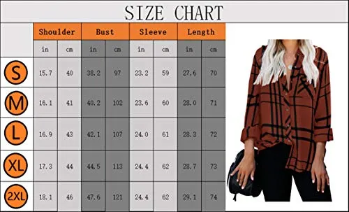 ZC&GF Women's Striped Button Down Blouse