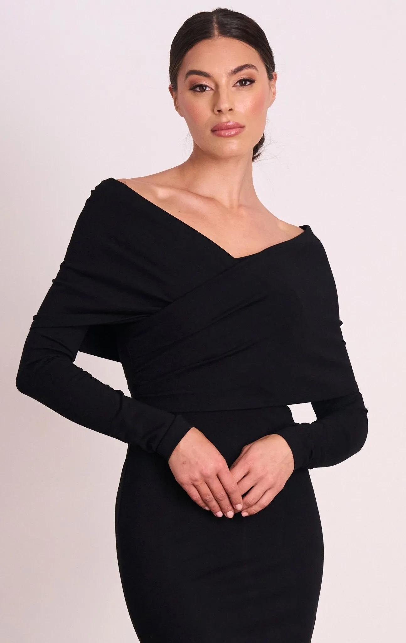 Zodiac Midi Dress Black