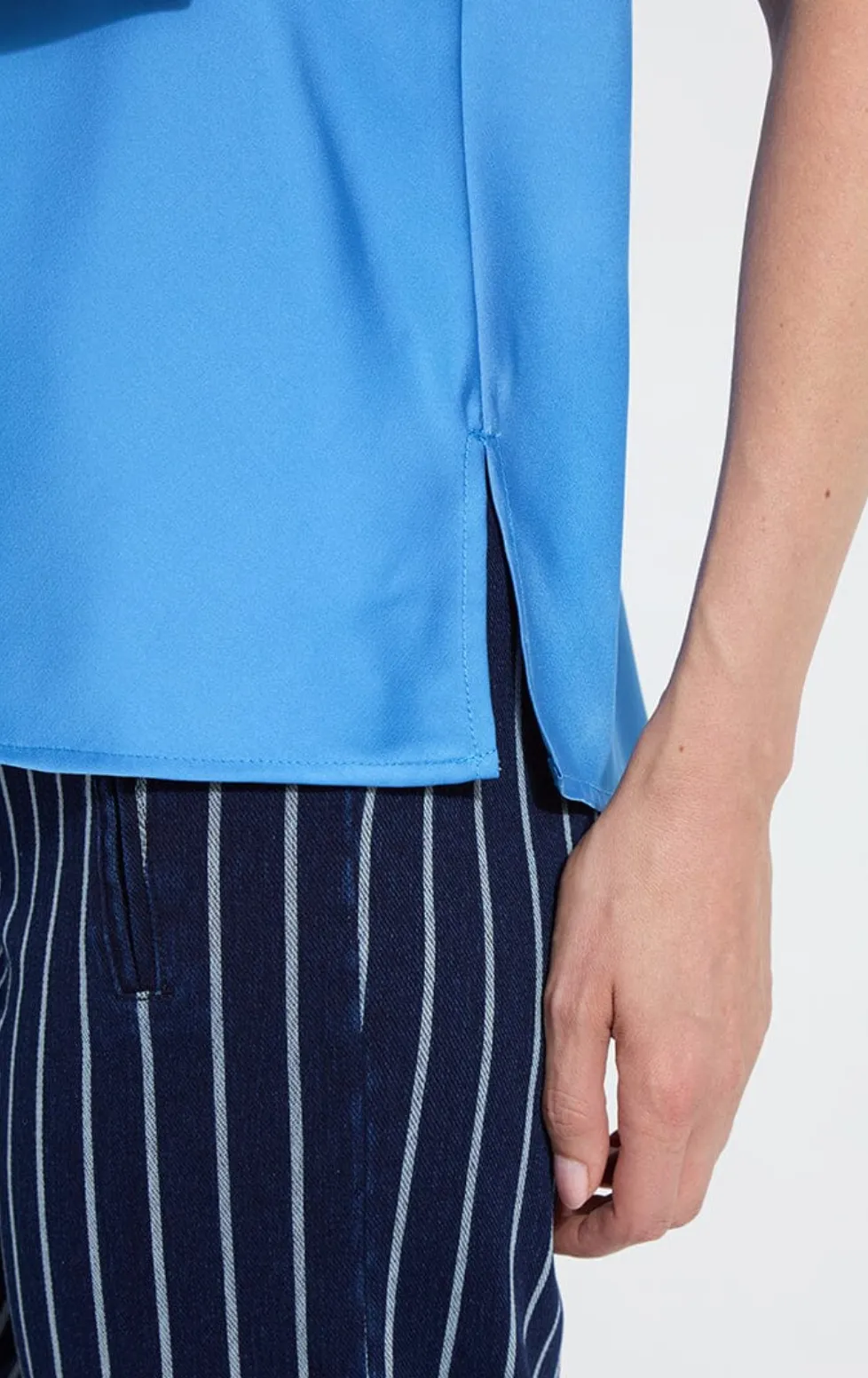 Zulena Bow Tie Neck Top